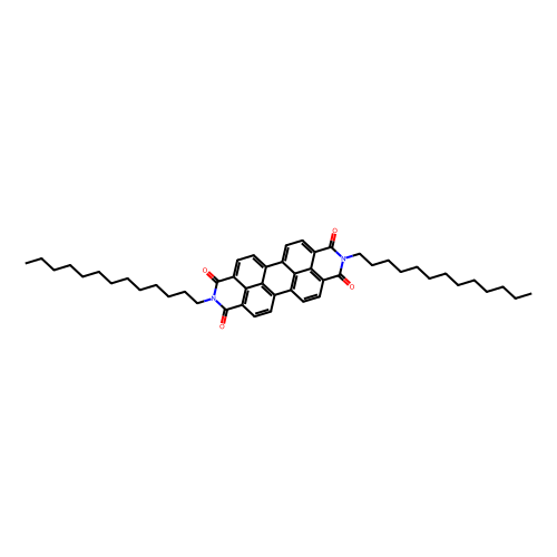 N,N'-二(十三烷基)-<em>3,4,9</em>,10-苝四甲酰二亚胺，95689-92-2，>98.0%(HPLC)(N)