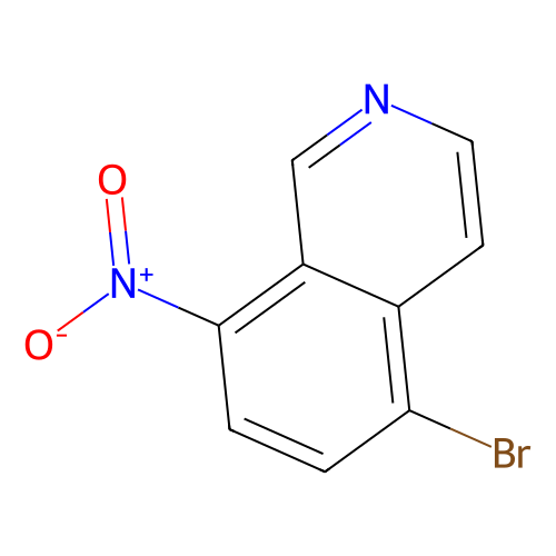 5-溴-<em>8</em>-<em>硝基</em>异<em>喹啉</em>，63927-23-1，97%