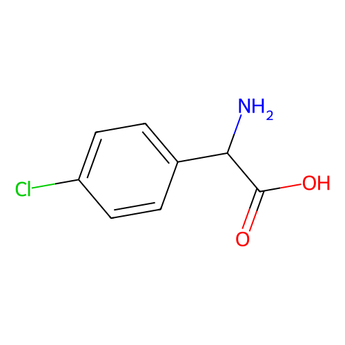 DL-2-(4-氯苯基)<em>甘氨酸</em>，6212-<em>33</em>-5，>98.0%(T)
