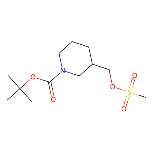 <em>1-Boc-3</em>-甲磺酰氧基<em>甲基</em>-<em>哌啶</em>，162166-99-6，95%