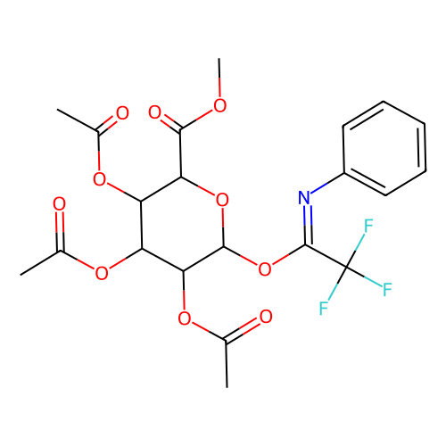 1-(2,2,2-三氟-N-苯基亚胺酯)-2,3,4-三-<em>O</em>-乙酰基-<em>D</em>-葡萄糖醛酸甲酯，869996-05-4，95%