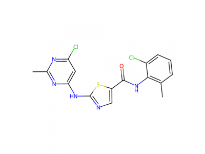 N-(2-氯-6-甲基苯基)-2-[((6-氯-2-甲基-4-嘧啶基)氨基] -5-噻唑甲酰胺，302964-08-5，95%