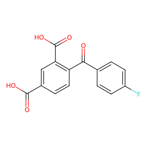 4-(4-氟苯甲酰基)间苯二甲酸，1645-24-5，96