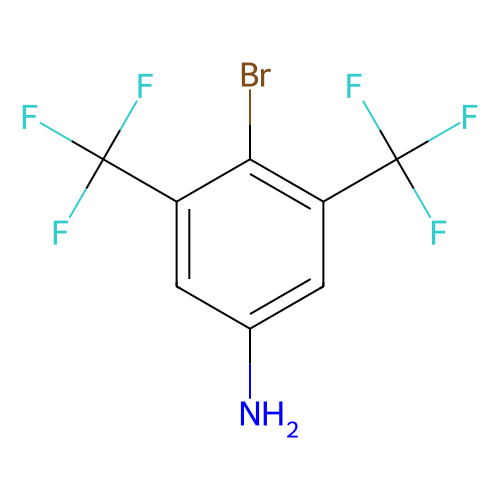 <em>4</em>-溴-<em>3</em>,5-双(<em>三</em><em>氟</em><em>甲基</em>)<em>苯胺</em>，268733-18-2，98%