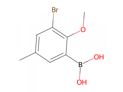 (3-溴-2-甲氧基-5-甲基苯基)硼酸（含不等量酸酐），870717-99-0，98%
