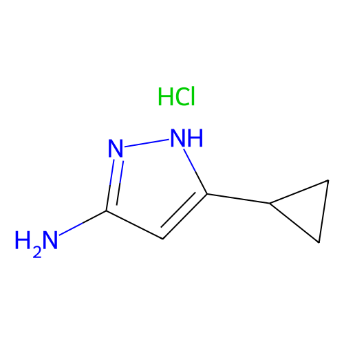 3-环<em>丙基</em>-1H-吡唑-5-<em>氨</em> <em>盐酸盐</em>，1031791-16-8，95%