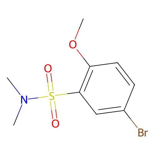<em>N</em>,<em>N</em>-二甲基-<em>5</em>-溴-2-甲氧基苯磺酰胺，871269-16-8，97%