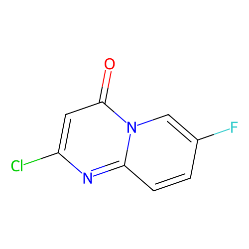 <em>2</em>-<em>氯</em>-<em>7</em>-氟-<em>4</em>H-<em>吡啶</em>并[1,2-a]嘧啶-<em>4</em>-酮，1449598-<em>86</em>-0，98%