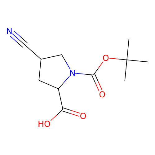 N-叔丁氧羰基-反-4-氰基-<em>L</em>-<em>脯氨酸</em>，273221-94-6，97%