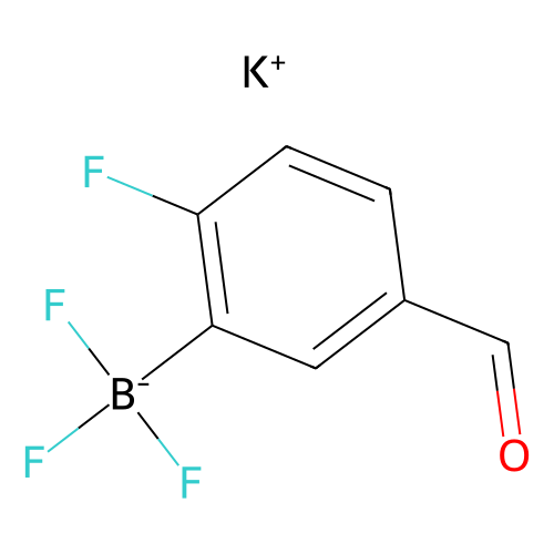 2-氟-5-甲酰基苯基<em>三</em>氟硼酸钾，1012868-<em>70</em>-0，95%