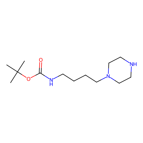 (4-(哌嗪-1-基)<em>丁基</em>)氨基<em>甲酸</em>叔丁酯，874831-61-5，<em>95</em>%