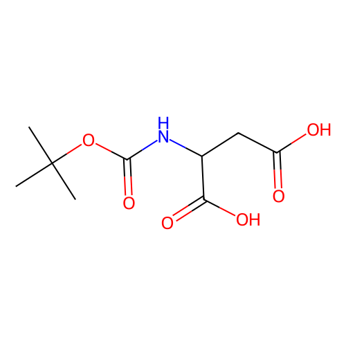 N-(叔丁氧羰基)-<em>L</em>-<em>天冬氨酸</em>，13726-67-5，>97.0%(HPLC)