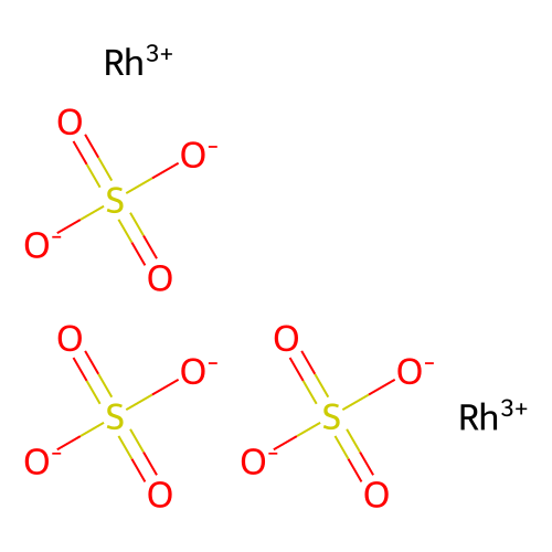 硫酸铑溶液，10489-46-0，~5% in <em>H2O</em>