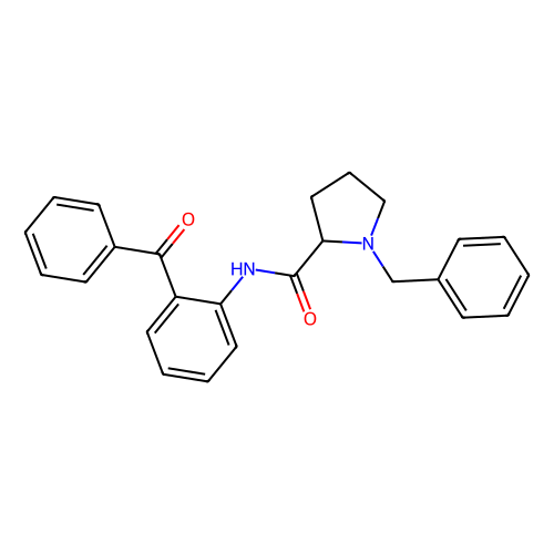 (<em>S</em>)-N-(2-苯甲酰基苯基)-<em>1</em>-<em>苄基</em><em>吡咯烷</em>-2-甲酰胺，96293-17-3，98%