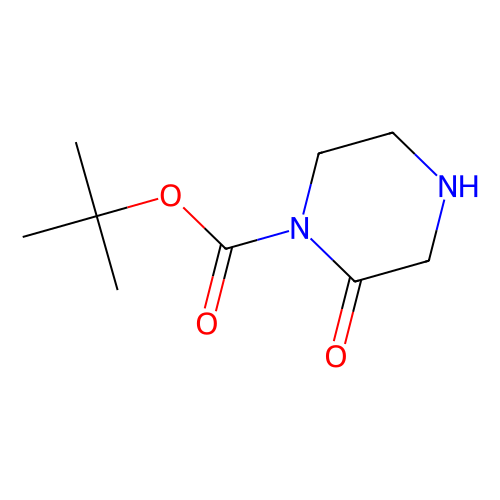 <em>1-Boc</em>-2-氧代<em>哌嗪</em>，889958-14-9，95%