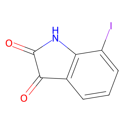 7-<em>碘</em>吲哚啉-2,3-二<em>酮</em>，20780-78-3，98%