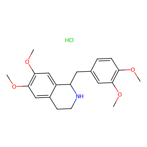 R-四氢<em>罂粟碱</em>盐酸盐，54417-53-7，≥97%