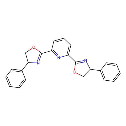 (<em>S</em>,<em>S</em>)-<em>2</em>,6-双(<em>4</em>-苯基-<em>2</em>-噁唑啉-<em>2</em>-基)吡啶，174500-20-0，98%