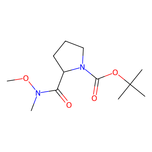 <em>N</em>-（叔丁氧羰基）-L-脯氨酸-<em>N</em>'-甲氧基-<em>N</em>'-甲基酰胺，115186-37-3，98%