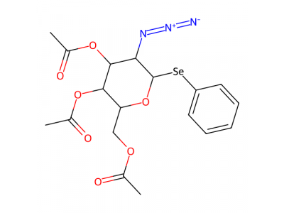 苯基硒基-2-叠氮基-3,4,6-三-O-乙酰基-α-D-吡喃半乳糖苷，150809-76-0，≥98%