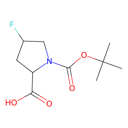 (<em>2S</em>,<em>4S</em>)-1-(叔丁氧基羰基)-4-氟-2-吡咯烷羧酸，203866-13-1，≥97.0%