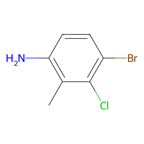 <em>4</em>-溴-3-氯-<em>2</em>-甲基苯胺，627531-<em>47</em>-9，96%