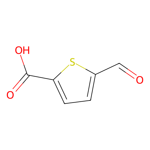 5-甲酰基-<em>2</em>-<em>噻吩</em><em>甲酸</em>，4565-31-5，>98.0%(HPLC)(T)