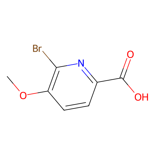 <em>6</em>-<em>溴</em>-5-甲氧基-<em>2</em>-<em>羧酸</em><em>吡啶</em>，54232-43-8，97%