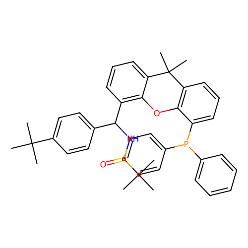 [S（R）]-N-[（S）-[4-（1,1-<em>二甲基</em><em>乙基</em>）<em>苯基</em>] [<em>5</em>-（二<em>苯基</em>膦基）-9,9-<em>二甲基</em>-9H-黄嘌呤-4-基]甲基]-2-甲基-2-丙烷亚磺酰胺，2160535-59-9，95%