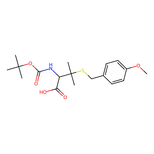 Boc-S-(4-甲氧苄基)-<em>D</em>-青霉胺，106306-57-4，98%