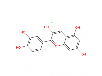 氯化矢车菊素，528-58-5，分析标准品,≥98% (HPLC)