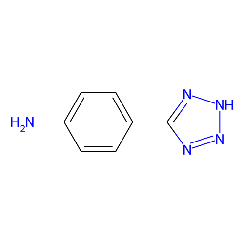 <em>4</em>-(<em>2H-1,2</em>,3,4-四唑-<em>5</em>-基)苯胺，46047-18-1，97%
