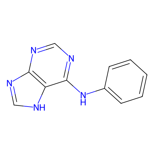 <em>N</em>-苯基-<em>N</em>-(<em>9</em>H-嘌呤-6-基)胺，1210-66-8，≥97%