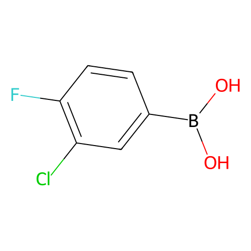 3-<em>氯</em>-4-氟苯基硼酸 (<em>含</em>不同量<em>的</em>酸酐)，144432-85-9，98%
