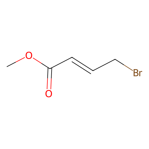 反式-<em>4</em>-溴-2-丁烯酸甲酯，6000-00-6，≥90% (GC),含银丝稳定剂