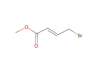 反式-4-溴-2-丁烯酸甲酯，6000-00-6，≥90% (GC),含银丝稳定剂