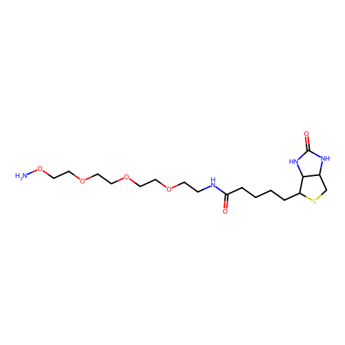 生物<em>素</em>-PEG3-氧胺 <em>盐酸盐</em>，1786206-22-1，95%
