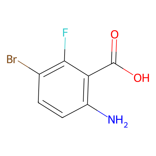 6-氨基-3-溴-2-氟苯甲酸，1036756-03-2，97