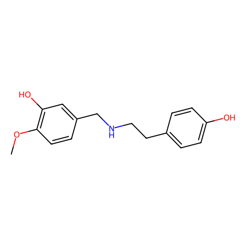 <em>N</em>-（对羟基苯乙基）-<em>N</em>-（<em>3</em>-羟基-<em>4</em>-甲氧基）苄胺，4579-60-6，95%