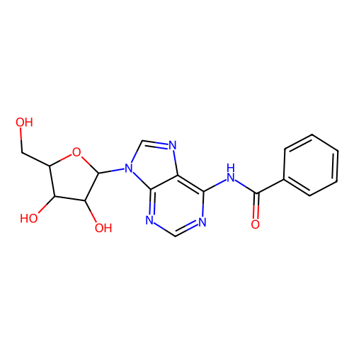 N6-苯甲酰基<em>腺苷</em>，4546-<em>55</em>-8，97%