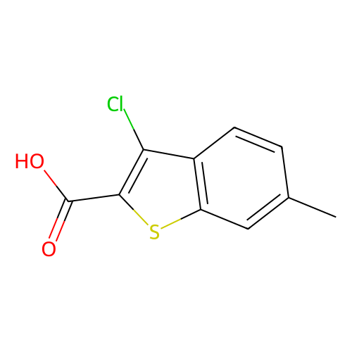 <em>3</em>-氯-6-甲基苯并[b]噻吩-2-羧酸，34576-96-0，97%