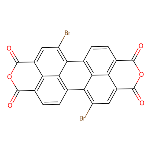 1,7-二溴-3,4,9,10-苝四羧基双<em>酐</em>，118129-60-5，94%