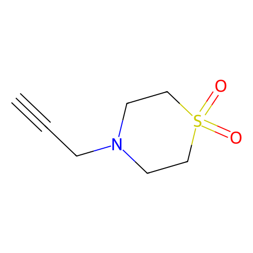 <em>4</em>-炔丙基硫代吗啉-<em>1</em>,1-二氧化物，10442-03-2，98%