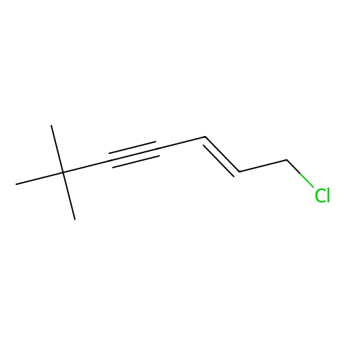 1-氯-6,6-二甲基-<em>2</em>-<em>庚烯</em>-4-炔, 顺式+反式，126764-17-8，90%