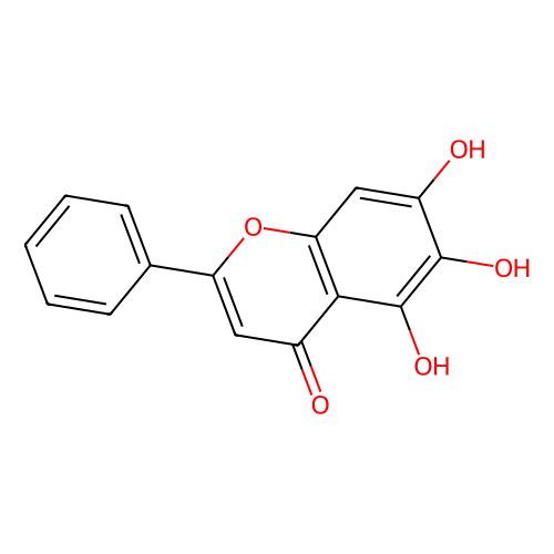 黄芩素，<em>491-67-8</em>，分析标准品,≥98%