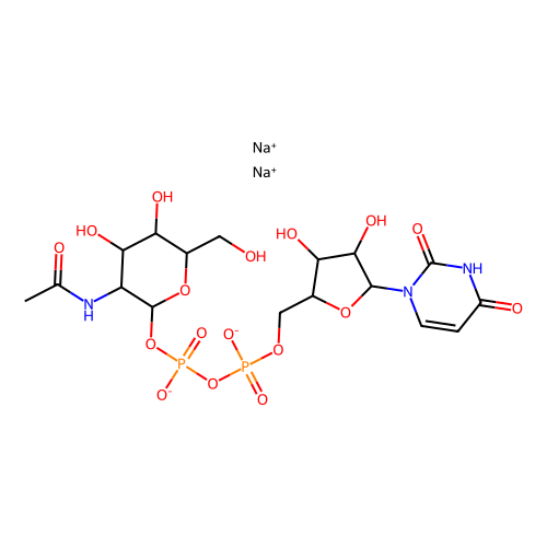 UDP-N-乙酰基-<em>D</em>-半<em>乳糖</em>胺二钠盐，108320-87-2，98%