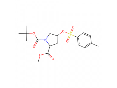 N-叔丁氧羰基-反-4-对甲苯磺酰氧基-L-脯氨酸甲酯，88043-21-4，≥98% (HPLC)