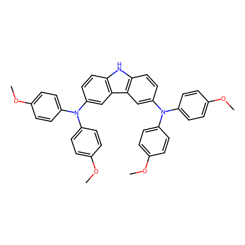 <em>N</em>,<em>N</em>,<em>N</em>',<em>N</em>'-四(4-甲氧基苯基)-9H-<em>咔唑</em>-3,6-二胺，1630723-98-6，95%