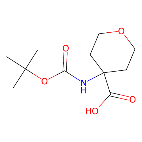 <em>4</em>-(Boc-氨基)<em>四</em><em>氢</em><em>吡</em><em>喃</em>-<em>4</em>-羧酸，172843-97-9，95%