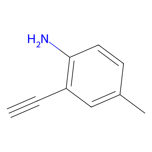 <em>2</em>-<em>乙炔</em><em>基</em>-4-甲基苯胺，215589-37-0，98%